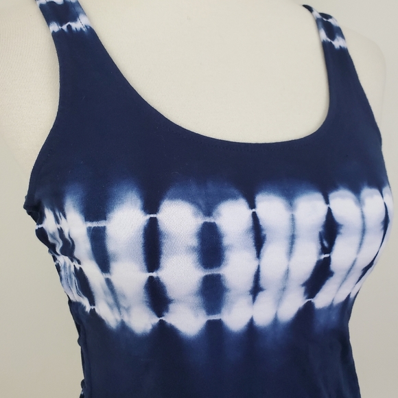 LunaChix Tie Dye Tank With Lace Up Sides - Picture 8 of 10
